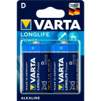 D batterier Alkaline - Varta 2 stk.