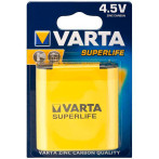 4,5V batteri Zink - Varta Superlife 1 stk.