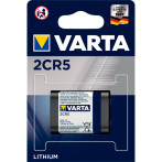 2CR5 6V batteri Lithium - Varta Pro 1 stk.