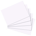 Herlitz Index Cards Blank (A6) Hvit - 100pk