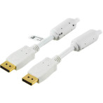 DisplayPort kabel - 3m (Hvit)