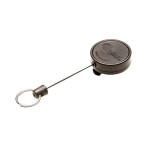 Rieffel Key-Bak KB 6 Nøkkelrulle m/belteklips (90cm) Sort