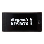 Rieffel nødnøkkelboks m/magnet (83x14x35mm) Sort