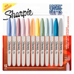 Sharpie Permanent Marker m/Rund spiss (0,9mm) 12 farger