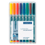 Staedtler 315 Lumocolor Ikke-permanente M-markører (8 farger)