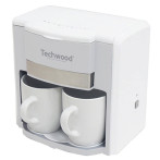 Techwood 2-kopps Duo Pour-Over-kaffetrakter - 500W (2 kopper)