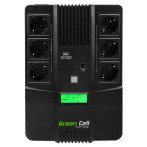 Green Cell UPS07 UPS Nødstrømforsyning 800VA 480W (6 uttak)