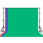 Puluz PKT5205 Bakgrunnsstativ for foto m/3x bakgrunner (2x3m)