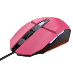 Trust GXT 109P Felox Illuminated Gaming Mouse m/LED - 1,5m (6400DPI) Rosa