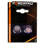 PowerPaq Lithium CR1616 Batteri (3V) 2stk