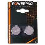 PowerPaq Lithium CR2450 Batteri (3V) 2pk