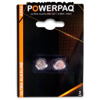PowerPaq Ultra Alkaline LR44 Batteri (1,5V) 2 stk