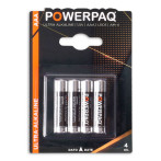 PowerPaq Ultra Alkaline AAA-batteri (1,5V) 4stk
