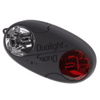 Duolight sykkellyssett (hovedlys/baklys)