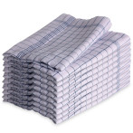Royal Series Kjøkkenhåndklær (50x100cm) Hvit/Blå - 10pk