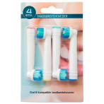 Utskiftbare tannbørstehoder (kompatibel med Oral-B) 4pk