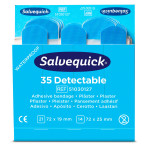 Cederroth Salvequick Sporbar Gips for næringsmiddelindustrien (72x19/72x25mm) 35pk