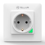Tellur Smart WiFi-uttak m/1 uttak (3000W/16A)