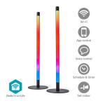 Nedis Smartlife WiFi RGB bordlampe 2 stk (56cm)