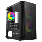 Logic Aramis PC-skap m/RGB (Micro-ATX/Mini-ITX)