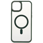 Onsala Bumper MagSeries iPhone 15 Plus-deksel (6,7tm) Grønn/Klar