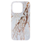 Onsala MagSeries iPhone 15 Pro-deksel (6.1tm) White Rhino Marble