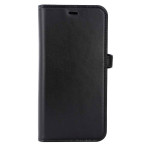 Buffalo 2-i-1 MagSeries iPhone 15 Pro Max-deksel med kortholder (6,7 tm) svart skinn