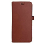 Buffalo 2-i-1 MagSeries iPhone 15 Plus-deksel med kortholder (6,7 tm) brunt skinn