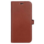 Buffalo 2-i-1 MagSeries iPhone 15 Pro-deksel med kortholder (6,1 tm) brunt skinn