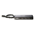 HP G2 USB-C reisehub (USB-A/HDMI/VGA)