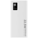 SiGN Super Powerbank 30000mAh 22,5W (USB-A/USB-C) Hvit