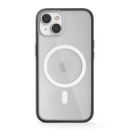 Woodcessories iPhone 14 Plus-deksel (MagSafe) Gjennomsiktig/Sort