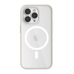 Woodcessories iPhone 14 Pro Max deksel (MagSafe) Gjennomsiktig/Hvit
