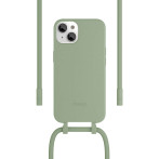 Woodcessories iPhone 14 Plus-deksel m/crossbody (grønn)
