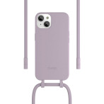 Woodcessories iPhone 14 Plus-deksel m/crossbody (lilla)