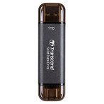 Transcend Portable SSD Key 512GB (USB-C/USB-A) Svart