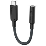 Alogic Elements Pro USB-C til Minijack-adapter (10 cm) Svart