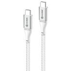 Alogic Ultra USB-C-kabel - 30 cm (5A/480 Mbps) Sølv